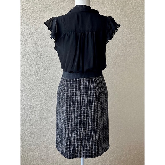 Banana Republic Chiffon/Tweed Dress - 2P - Picture 2 of 4